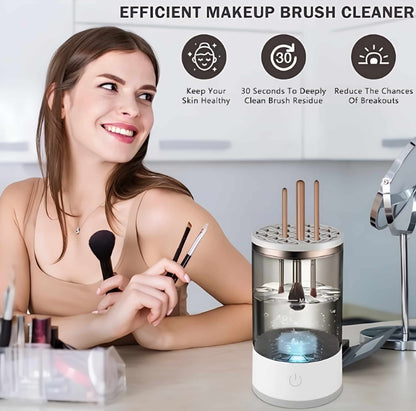 Limpiador Automático de Brochas de Maquillaje